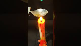 Heating Vs Liquid Detergent Experiment Hotspoon flames viral Red Hot Metal Ball fire [upl. by Verene]