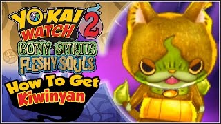 YoKai Watch 2  How To Get Kiwinyan With QR Code YW2 Tips amp Tricks [upl. by Ahsiri494]