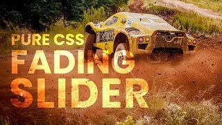 Pure CSS Fading Slider  Html CSS Animation Effects Tutorial [upl. by Nollie]