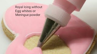 Royal Icing without egg whites or meringue powder [upl. by Aleira]