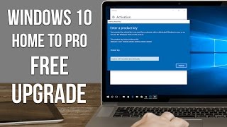 Upgrade Windows 10 Home to Windows 10 Pro FREE [upl. by Lacim]