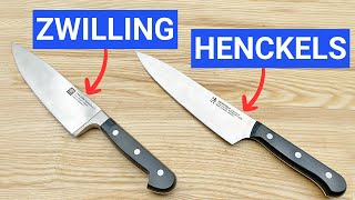 Zwilling vs Henckels Kitchen Knives Whats the Difference [upl. by Inah135]