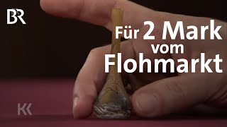 Luxusglas für 2 Mark DaumVäschen vom Flohmarkt  MiniVase  Kunst  Krempel BR [upl. by Ellehsat]