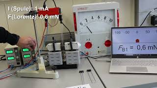Lorentzkraft  Stromwaage [upl. by Neve]