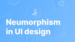 Lunacy tutorial Neumorphism in UI design [upl. by Kathie]