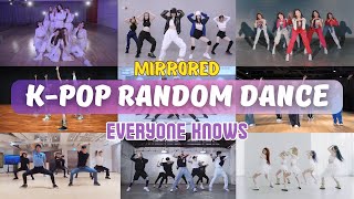 MIRRORED KPOP RANDOM DANCE  Everyone knows [upl. by Niawd588]