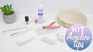 Paso a paso UÑAS ACRÍLICAS con TIPS  Manicura24 [upl. by Einnol]