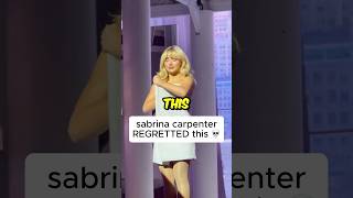 Sabrina Carpenter REGRETTED This [upl. by Arykahs173]