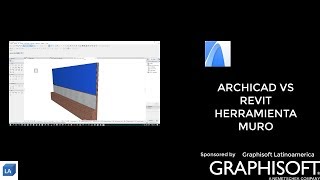 ARCHICAD VS REVIT HERRAMIENTA MURO [upl. by Banyaz]