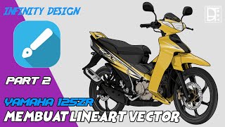 coloring vector Yamaha 125ZR  infinity design [upl. by Anitnoc276]