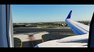 Xplane 12  FlyDubai B737800  Dubai arrival [upl. by Chapell671]