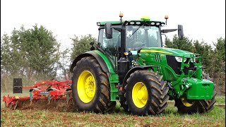 John Deere 6155 R  Kverneland Enduro Pro 3000  BORSATO [upl. by Yltneb]