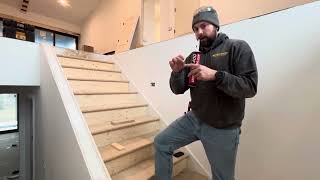 Basic Overview of Stair Install [upl. by Ymmas]