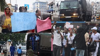 Hapenning in mombasa on Finance bill protest [upl. by Pompea]