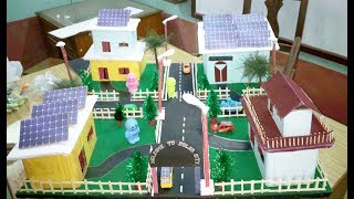 Solar City ModelProject AND Working Demo In Geography BEST MODEL 2018 [upl. by Ahselaf]