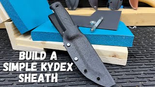 How to Make a Kydex Knife Sheath and Belt Loop [upl. by Htaras172]