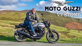 A Fine Modern Classic Motorcycle Moto Guzzi V7 Review Italian Passion and Character [upl. by Cirdor]