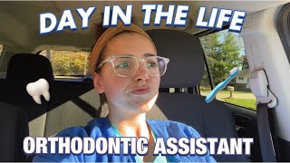 A DAY IN THE LIFE OF A ORTHODONTIC DENTAL ASSISTANT [upl. by Salene292]