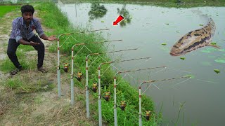 Fishing 🎣  Making Automatic 💯 Fishing Rod  மாட்டிக்கிட்ட பங்கு  MrVillage Vaathi [upl. by Haisa]