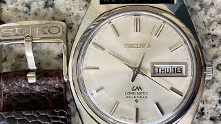 Vintage May 1971 Seiko LM LordMatic 56067000 Fully Serviced  Replacement Crystal [upl. by Neerol993]