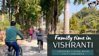 Cycling and Relaxation at the Resort  Vishranti Resorts Dehradun Dehradun [upl. by Siocnarf]