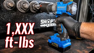 BREAKING BOUNDARIES KOBALTs First Real MidTorque Impact Wrench Review KIW 124B03 [upl. by Oicirbaf]