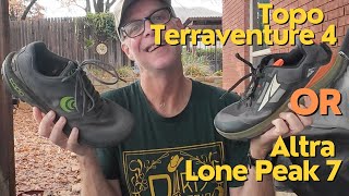 Which shoe for you  Altra Lone Peak 7 or Topo Terraventure 4 [upl. by Annij429]