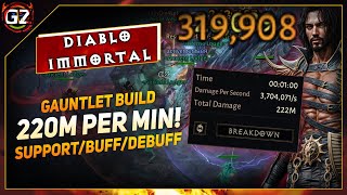 200M Per Min  Dungeon Primary Focused DPS Build  Necromancer  Diablo Immortal [upl. by Nivrae45]