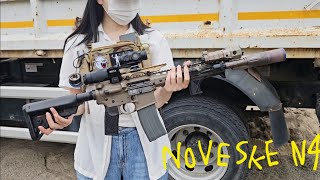 a NOVESKE N4 GBB 사격조립 [upl. by Baylor337]