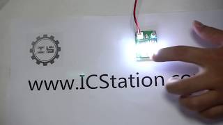 ICStation Funny DIY Touch Delay Switch Light LED Kits [upl. by Llerrac]