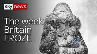 The week Britain froze [upl. by Ellecrad188]