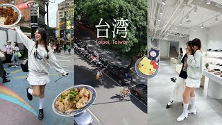 TAIWAN TRAVEL DIARIES pt1 🍚🥢 where to eat and shop in Taipei [upl. by Nosnorb]