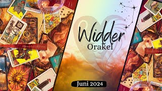 Widder♈ Juni 2024  Der Wink des Universums💫 Löwenherz Orakel 🩷 [upl. by Eirrod205]