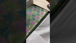 Banarasi Silk Saree With Price  banarasi saree  Banarasi Silk Saree  JMSHandlooms viral shorts [upl. by Jareb]