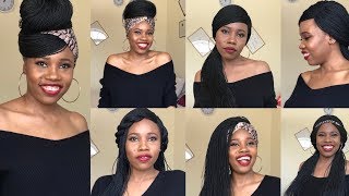 How To Style A Braided Wig [upl. by Leduar]