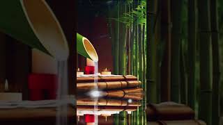 Soothing Bamboo Fountain Sounds with Relaxing Piano Music for Deep Relaxation [upl. by Card]