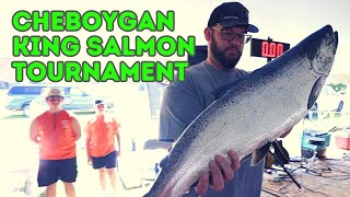 Fishing the Cheboygan Salmon Tournament [upl. by Bilbe]