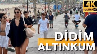 Didim ALTINKUM Evening Walk🌴july 2024 TURKEY  4K UHD [upl. by Graaf]