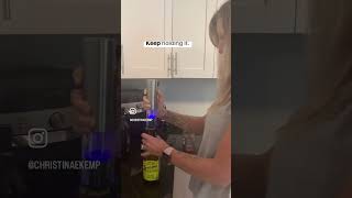 How to use the Pampered Chef Electric Wine Bottle Opener [upl. by Sulecram]