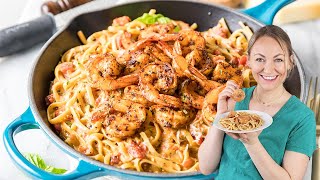 Creamy Cajun Shrimp Pasta [upl. by Cynthy]