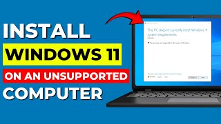 How to Install Windows 11 on an Unsupported Computer 2024 Updated [upl. by Collin]