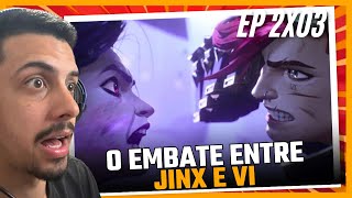 Arcane 2 temporada ep 3 REACT  JINX x VI [upl. by Gunnar94]