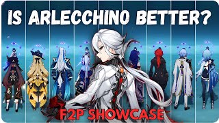 22 STRONGEST DPS vs ARLECCHINO  C0 F2P NUKE SHOWCASE  Genshin Impact [upl. by Erica]