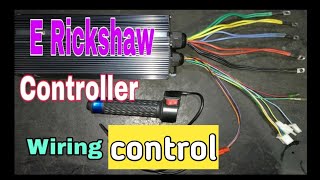 BL DC Motor Controller WorkingERickshaw e rickshaw control wiring by Electric Guruji [upl. by Atikram]