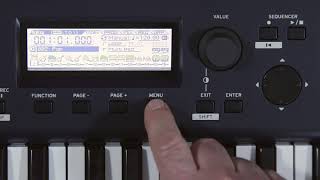 KROSS 2 Video Manual Part 6 Recording a MIDI Sequence [upl. by Ayekel]