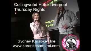 Karaoke Thursday Collingwood Hotel Liverpool Sydney Heat 3 quotSing to Winquot Contest [upl. by Leiba]