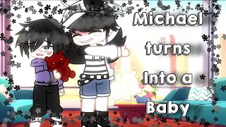 Michael turns into a baby  Afton Family  FNAF [upl. by Emmanuel]