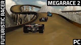 MegaRace 2 1996  PC Futuristic Racing Games [upl. by Raman395]