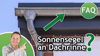 Kann man ein Sonnensegel an einer Dachrinne befestigen  FAQ ☀️ Pina [upl. by Morel190]