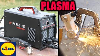 LIDL découpeur plasma PARKSIDE PERFORMANCE PPSK 40 A2 avec compresseur Plasma Cutter Plasmaschneider [upl. by Tessa]